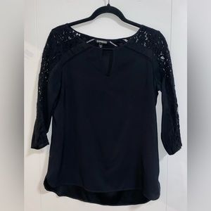 Express black business casual shirt